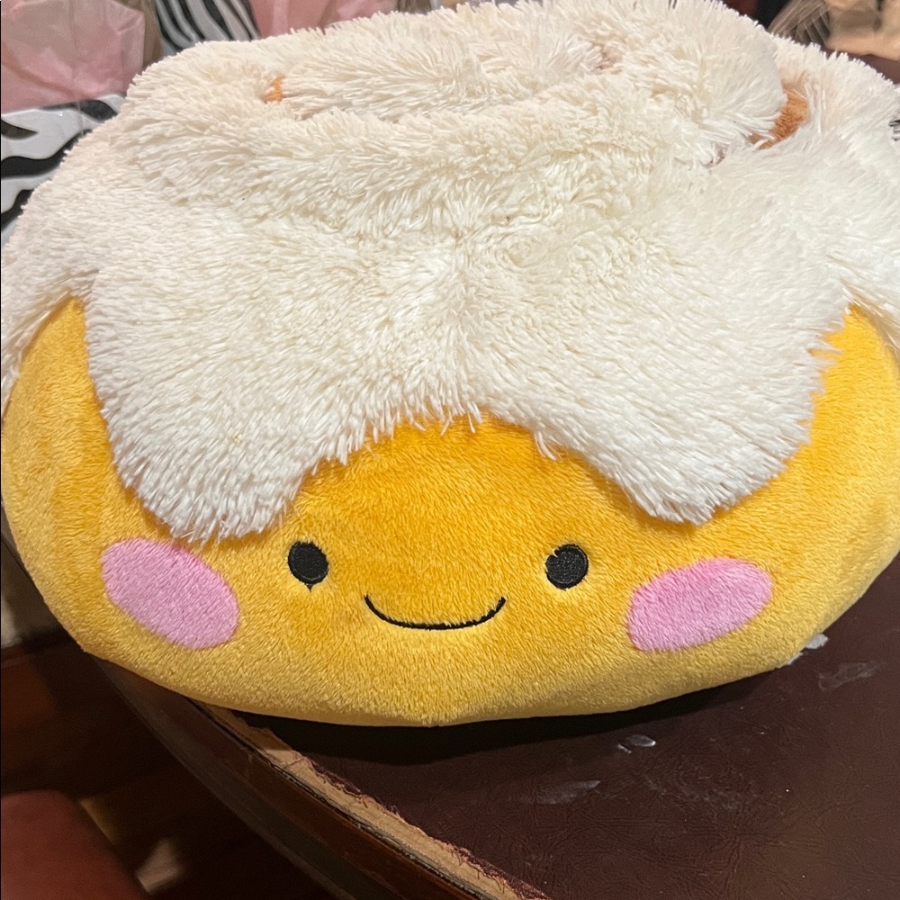 Smiling Yellow and White Plush Kids